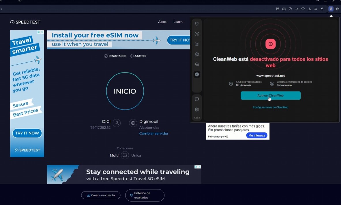 Surfshark Cleanweb feature
