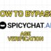 How to bypass Spicychat AI age verification in 2026