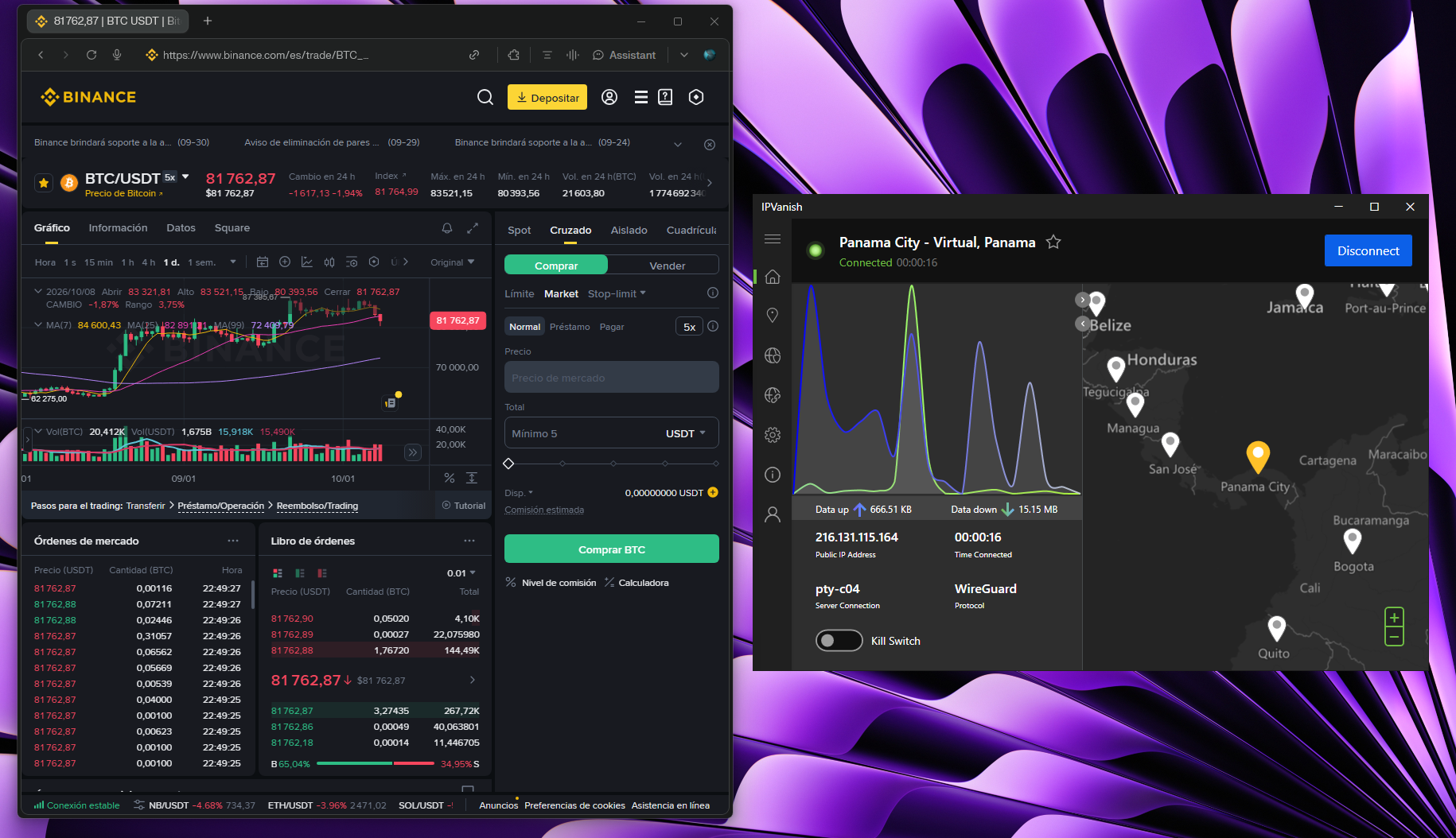 IPVanish Binance