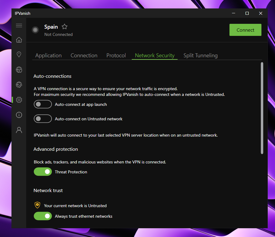IPVanish Network Security