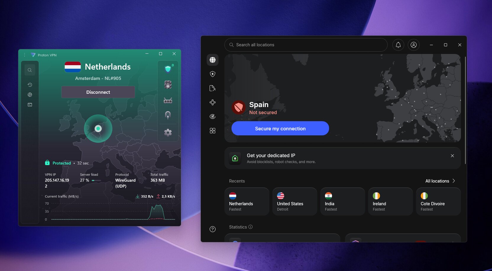 NordVPN vs Proton VPN 4