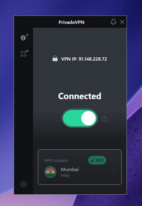 PrivadoVPN India