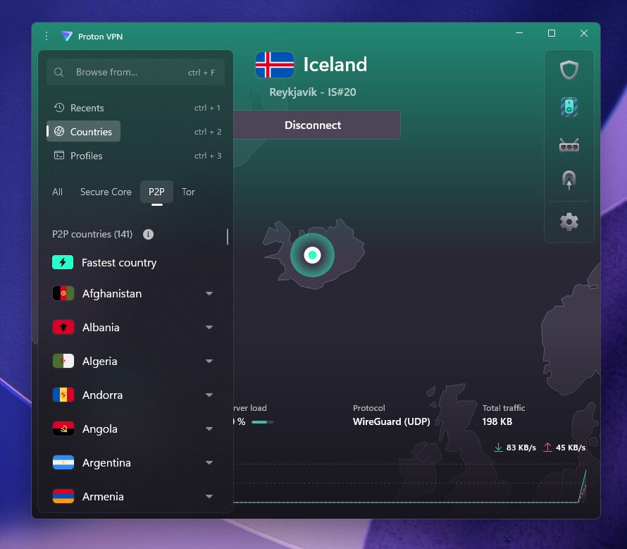 Proton VPN P2P servers 2