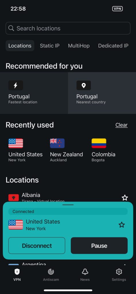 Surfshark Best VPN for iPhone