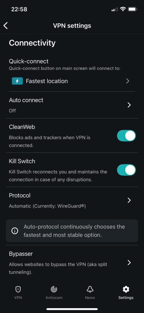 Surfshark Best VPN for iPhone