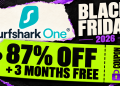 Surfshark Coupon Black Friday Deal 87% Off + 3 Months Free