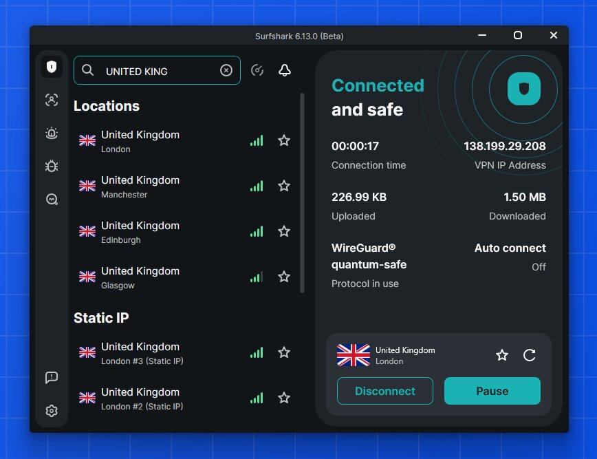 Surfshark VPN UK